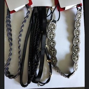 ELLE Headbands Hair Accessories Lot of 6 $53Retail